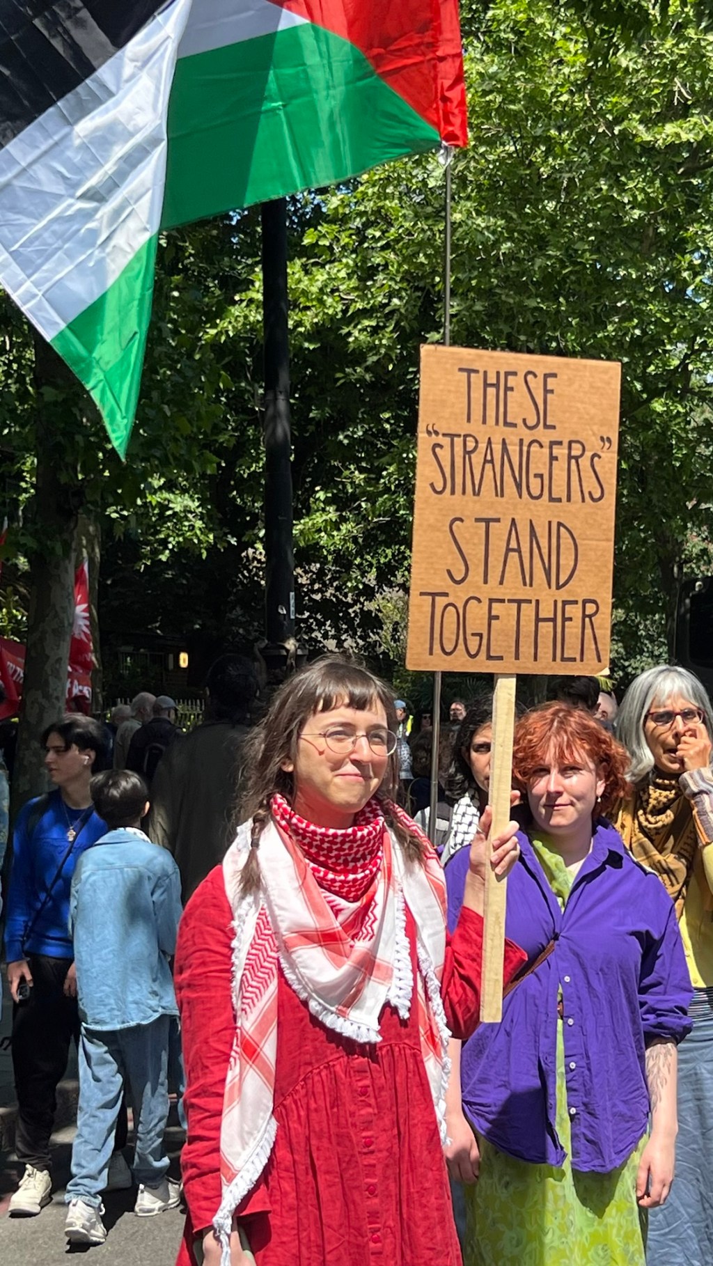 Palestine demonstration and the beauty of strangers coming&nbsp;together